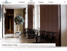 Tablet Screenshot of cabinetsimoncohen.fr